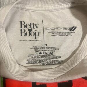 Betty Boop Dodge Charger T-Shirt.